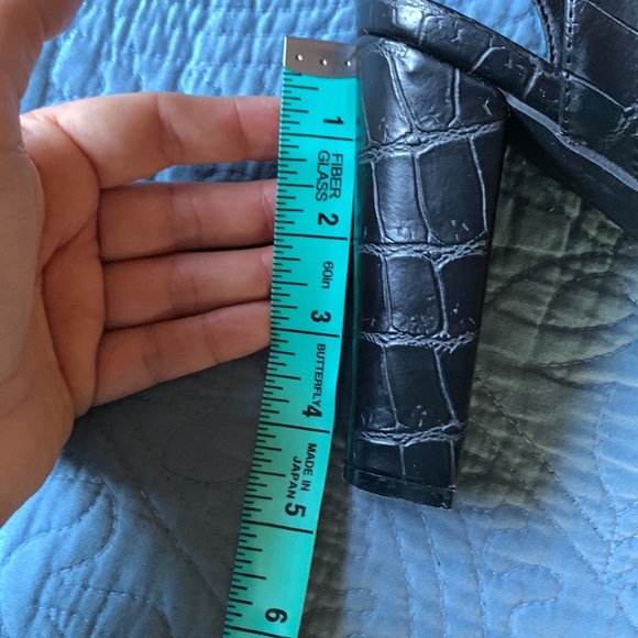 Chinese Laundry Black Strappy Crocodile Sandals Shoe‎ Size 9.5 - Picture 13 of 14